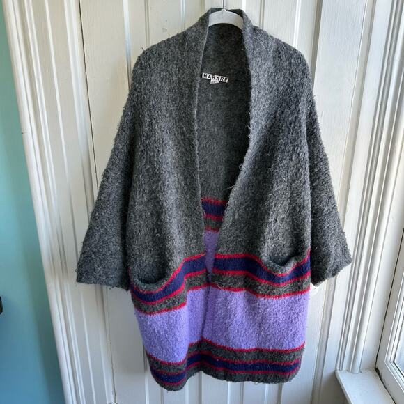 Anthropologie Harare Bonfire Cardigan Sweater Alpaca - Picture 2 of 9